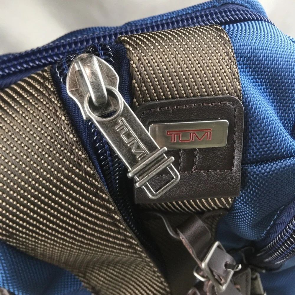 Tumi Alpha Bravo Monterey Sling Shoulder Bag Navy Blue